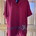 Vintage Napa Valley Cropped Pant Set Red Size S/M Photo 0