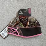 Huntworth  Camo Fleece Lined Beanie Hat Oak Tree Evo Pink Trim Women's M/L Photo 0