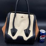 Pour La Victoire Butler Tote Bone Coffee & Black Neutral Color Palette Preppy Photo 0