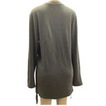 Original Use  Size Medium Longline Olive Green Side Slit with Ties Top. New Photo 2