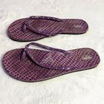 Mossimo Supply Co Mossimo Purple Studded Thong Flat Sandals Size 6 Photo 5