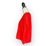 Karl Lagerfeld  Red Lace 3/4 Sleeve Blouse Photo 1