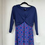 Title Nine  Blue Red Active Wear Dress Stretch Comfort Womens S Gorpcore Stretch Photo 1