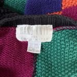 The Limited Vintage Cardigan School Teacher World Globe Whimsy Embroidered Hand Knit Sweater Photo 6