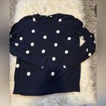Gap Navy Blue & White Polka Dot Sweater Photo 0