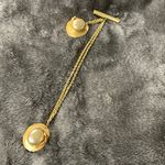 Vintage Hat Shaped Chatelaine Pin and Dress Clip Gold Photo 0