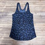 Lululemon Studio Racerback Mystic Jungle Hawk Harbor Blue Black Scoop Neck Tank Photo 6