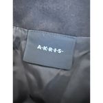 Akris  Women's 16 Brown Pencil Skirt Belt Accents  Wool Work Business Lined Photo 3