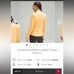 Lululemon  Define Jacket *Luon
Size 8
Mango Dream Photo 5