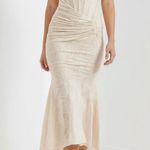 House Of CB Cesca Floral Maxi Dress, Vintage Cream, Large Photo 2