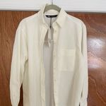ZARA BRAND NEW  White Collared Shirt Photo 0