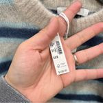 Madewell NWT  Striped Pullover Sweater in Alpaca Blend
Seaspray Multi Stripe XS Photo 4