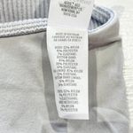 Aerie New  Ring Double Strap Seamless Ribbed Longline Bralette Grey Size Large Photo 12