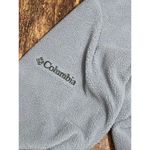 Columbia  Artic Air Fleece 1/2 Zip Pullover Womens Size Large White Gray Jacket Photo 3