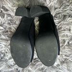 Steve Madden Vista black suede block heel mules women’s shoe size 10 Photo 7