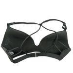 Athleta  Bikini Top Womens Small Olive Strappy‎ Back Padded Wireless Swim Clasp Photo 1