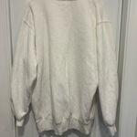 Brandy Melville Heathered Cream Crewneck Sweatshirt Relaxed Fit Photo 2
