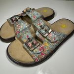 Dr. Martens RARE SALES SAMPLE  Y2K Adalia Blue Meadow Sandals Womens Sz UK 4 US 6 Photo 2