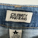 Celebrity Pink Paisley denim jean Shorts Size 3 distressed blue Bohemian Western Photo 9