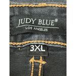 Judy Blue Womens 3XL Denim Bermuda Shorts Plus Size Dark Wash Stretch Casual Photo 3