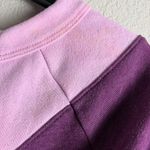 Aviator Nation Rare Crewneck Purple Colorblock lightning bolt Sweater size M Photo 9