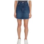 DKNY  Jeans Women’s Denim Jean Blue Mini Skirt Size 10 Photo 4