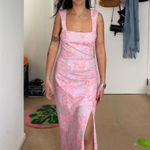 Show Me Your Mumu Pink and blue floral maxi dress from .  size small Photo 5