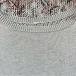Lululemon Well Being Sweater Heathered Grey Size 8 Cashmere Blend Crew Neck Photo 6