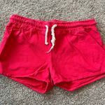 Low Waisted Red Beach Shorts Size M Photo 0