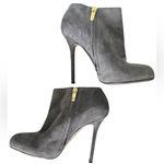 Sergio Rossi Elegant Gray Heeled Boots Photo 2