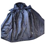 LAUREN RALPH LAUREN Hooded Longline Trench Coat Jacket Blue Size 2X Photo 5