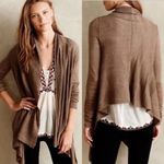 Anthropologie Moth Far Channels Brown Cardigan Sweater Photo 1