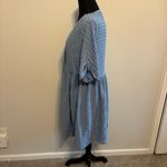 Miou Muse Blue Baby Doll Mini Dress Size Medium Boutique Dress Photo 4