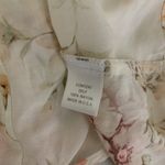 Maven West  Ruffle Sleeve Floral Cold Shoulder Blouse Large Photo 5