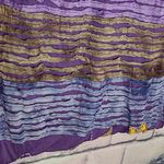 VINTAGE KARMA CIRCLE USA MADE IN NEPAL BOHEMIAN COLORFUL KNIT INFINITY SCARF Blue Photo 10