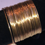 Elegant Gold Tone Chunky Boho Retro Cuff Bracelet Photo 0