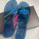 Tory Burch  Mini Miller Flat Thong  Sandals Dark Blue size 7 Photo 3