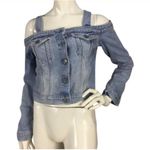 GRLFRND  Off The Shoulder Denim Top Photo 1