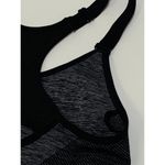 Avia  Women’s Seamless Low Support Racerback Gym Sports Bra Black Gray Size XL Photo 3