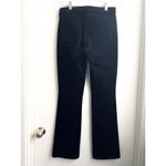 L'Agence Oriana Black Velvet High Rise Straight Leg Jeans Photo 4