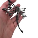 Vintage Sparkling Avon Dragonfly Rhinestone Giant Brooch Blue Photo 1