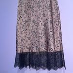 Victoria's Secret Silky Lace Trim Midi Chemise Women XS Slip Dress Lingerie Photo 2