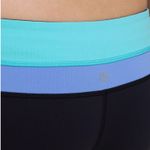Lululemon 2014 Reverse Groove Shorts Sz 6 Black Angel Blue Lullaby Full-On Luon Photo 7