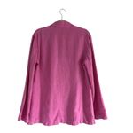 Velvet By Graham & Spencer Cassie linen blazer pink Small coastal preppy chic Photo 4