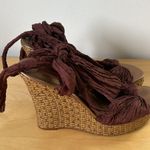 Nordstrom Boutique Ribbon Wedges Size 10 Photo 3