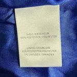 Badgley Mischka Mark & James By  Keyhole Side Tie Neck Jumpsuit Blue Sz 4 NWT Photo 6