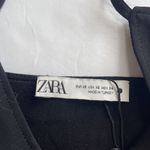 ZARA  black strappy bodysuit w/ asymmetrical hem. Women’s XS. NWT Photo 7