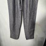 Theory NEW  Linen Dalisha Red Bay Speckled Blue Pant Deadstock Sz 6 Timeless Twee Photo 9