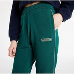 Adidas  Retro Sweat Pants Womens Tapered Fit Size Small Green pink stripe Photo 2