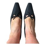 American Vintage Vintage J. Loren Collection Betsy 2" Heel Black Rhinestone square toe size 8.5 Photo 7